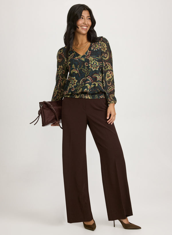 Laura Paisley Print Top