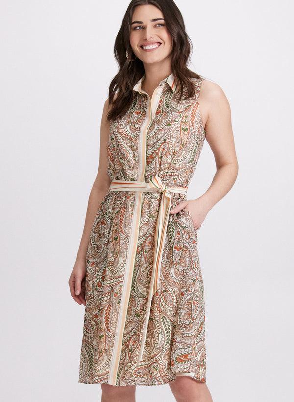 Laura Paisley Shirt Dress