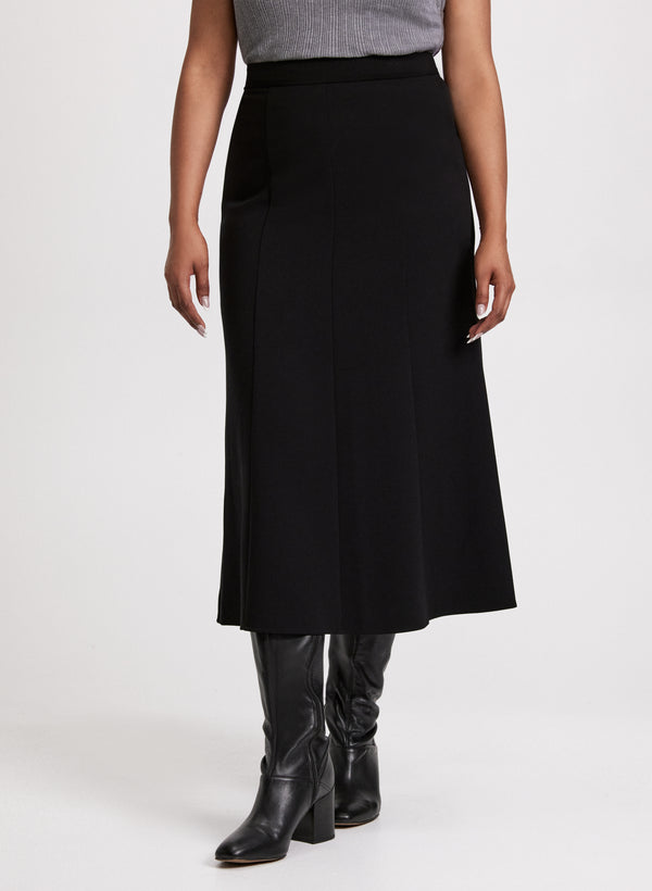 laura Panel Insert Midi Skirt