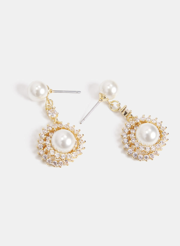 Laura Pearl Drop Earrings