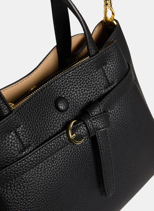 Laura Pebble Grain Handbag