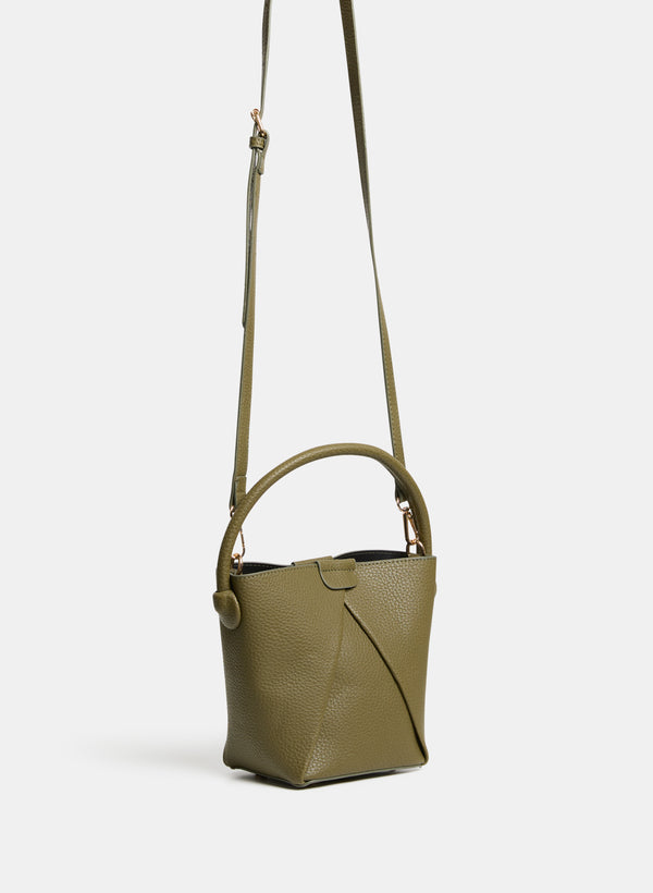 Laura Pebbled Bucket Bag