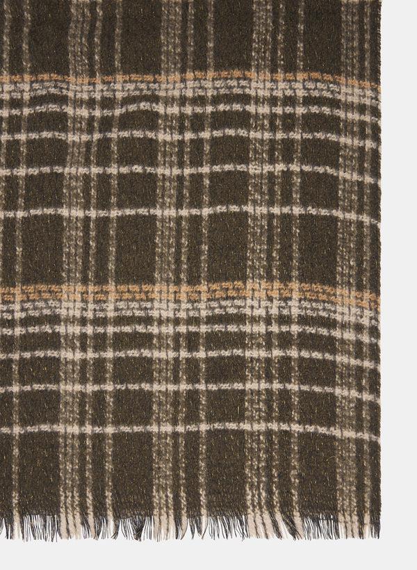 Laura Plaid Print Scarf