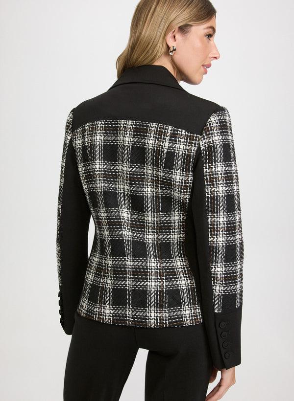 Laura Plaid Tweed Jacket