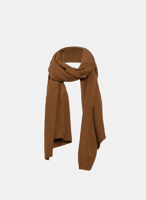 laura Pleated Knit Scarf