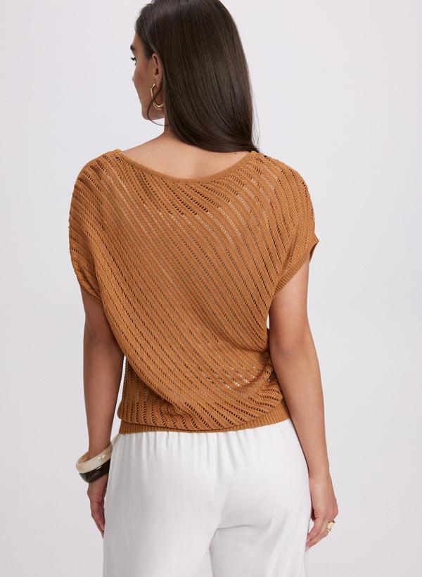 Laura Pointelle Stitch Sweater