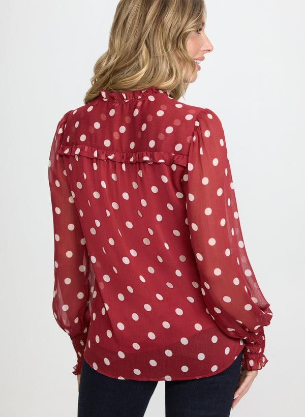 Laura Polka Dot Blouse