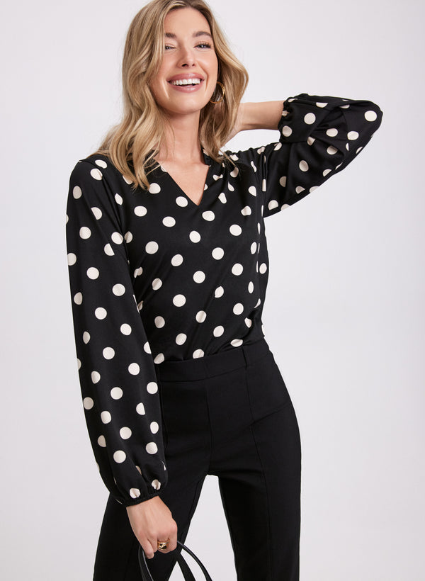 laura Polka Dot Blouse