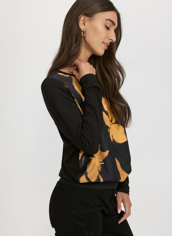 Laura Printed Front Top