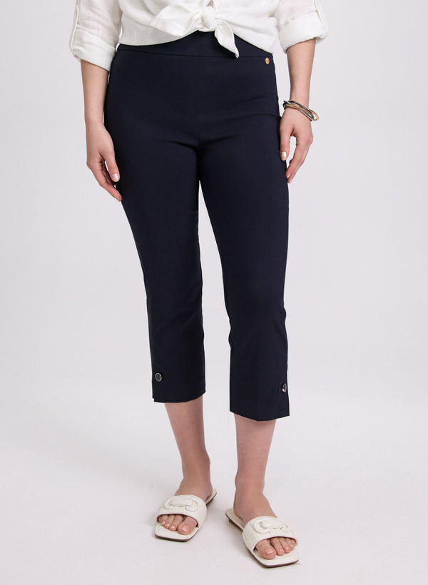 laura Pull-On Bengaline Capris