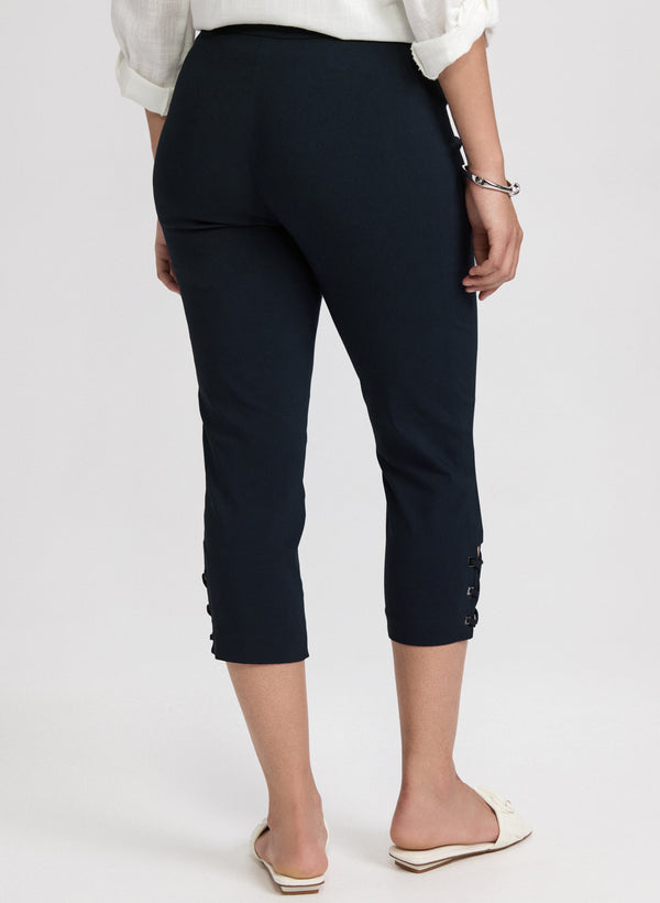 Laura Pull-On Bengaline Capris