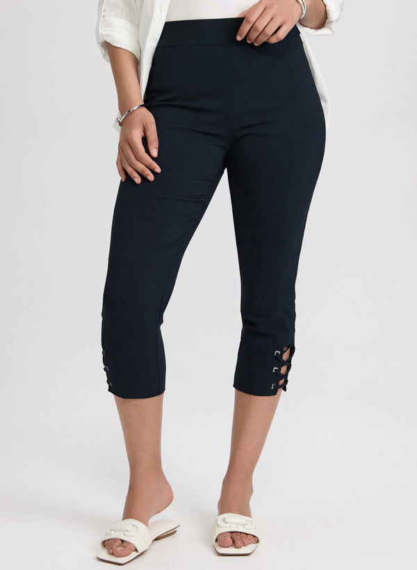 laura Pull-On Bengaline Capris