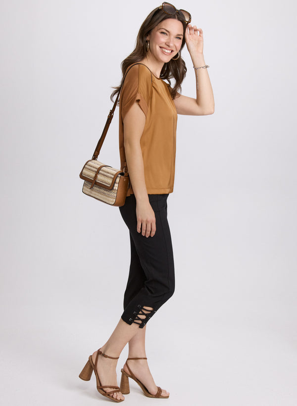 Laura Pull-On Bengaline Capris