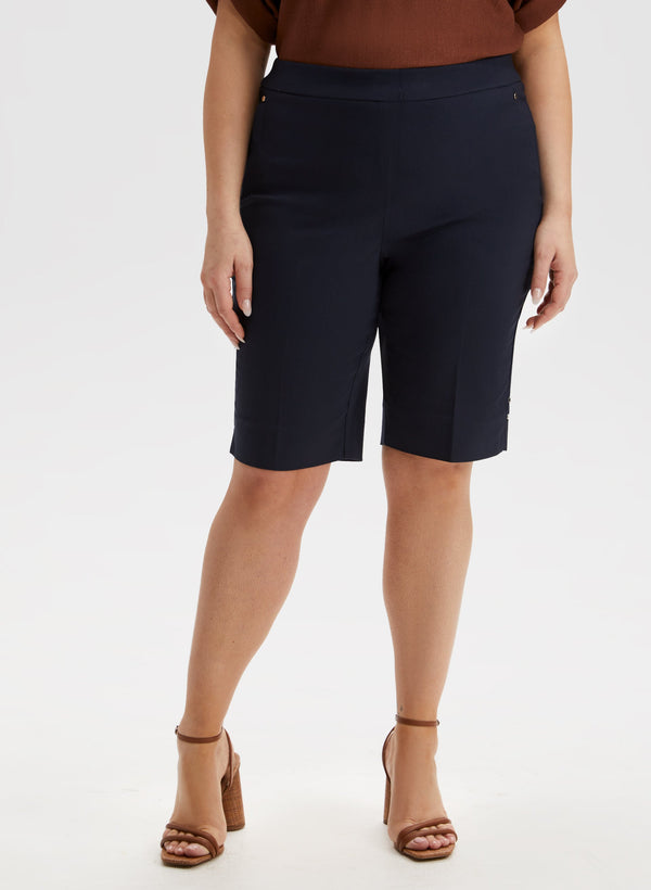 laura Pull-On Bermuda Shorts