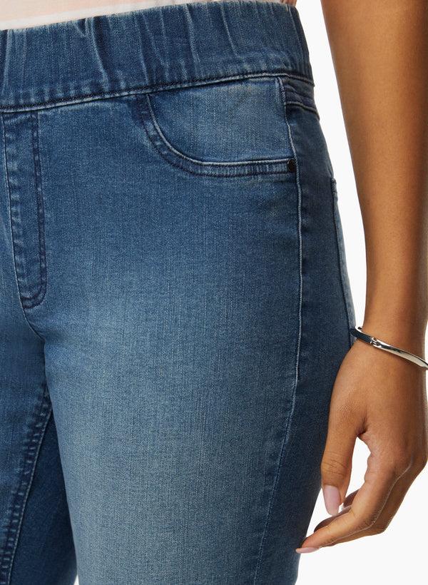 Laura Pull-On Denim Capris