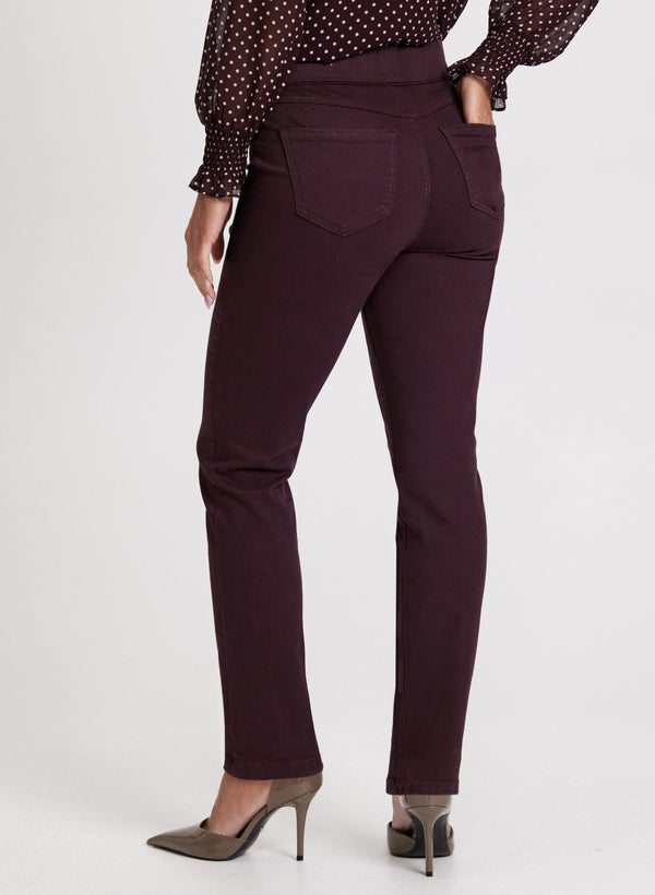 Laura Pull-On Straight Leg Jeans