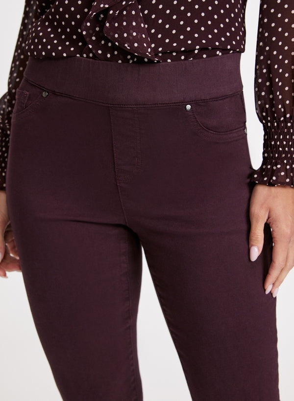 Laura Pull-On Straight Leg Jeans