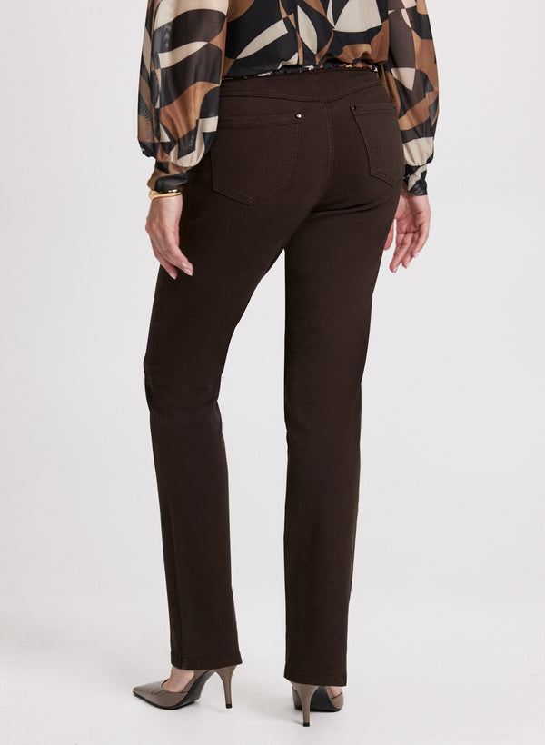 Laura Pull-On Straight Leg Jeans