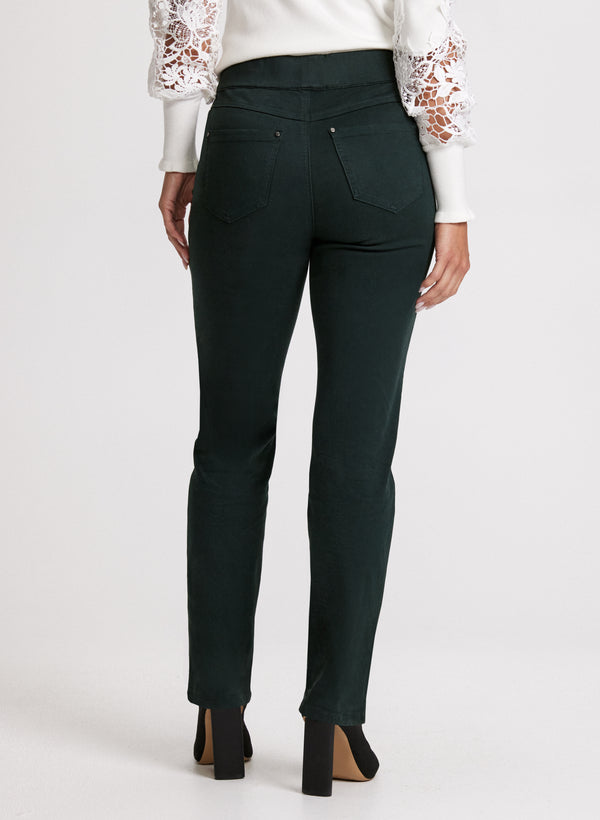 Laura Pull-On Straight Leg Jeans