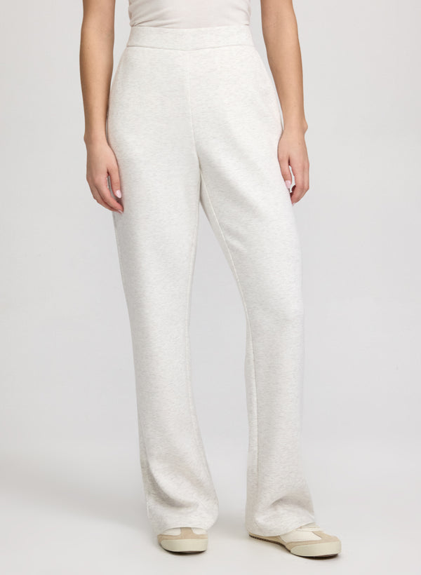 laura Pull-On Straight-Leg Pants