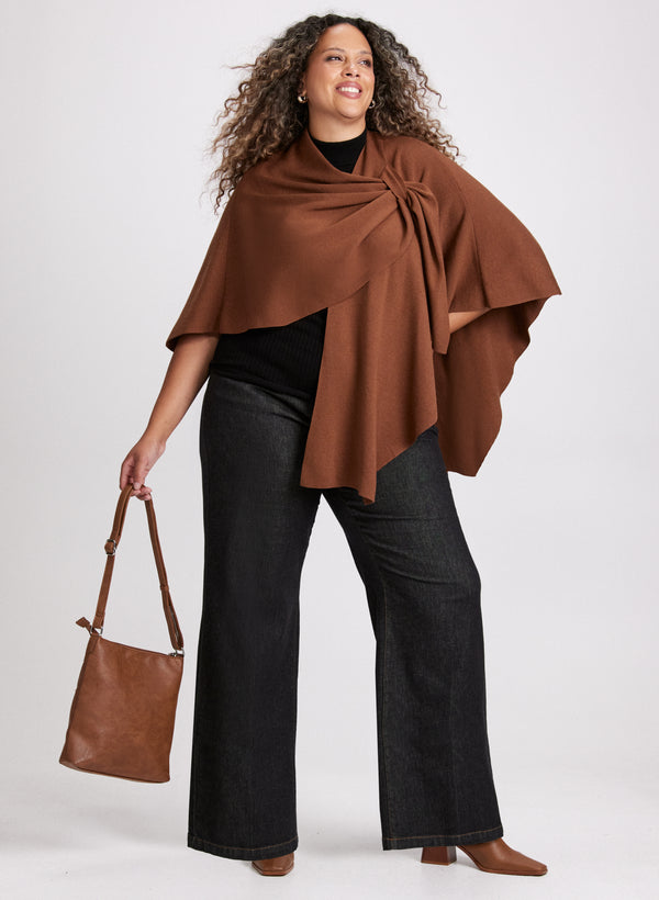 Laura Pull-Through Detail Poncho