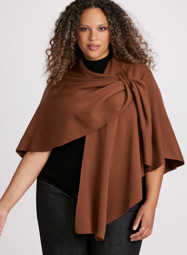 laura Pull-Through Detail Poncho