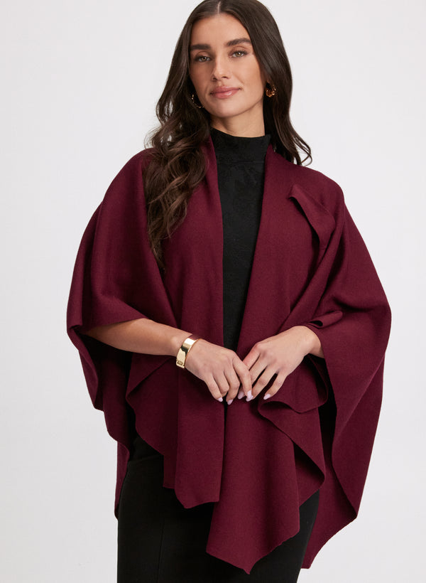 laura Pull-Through Detail Poncho