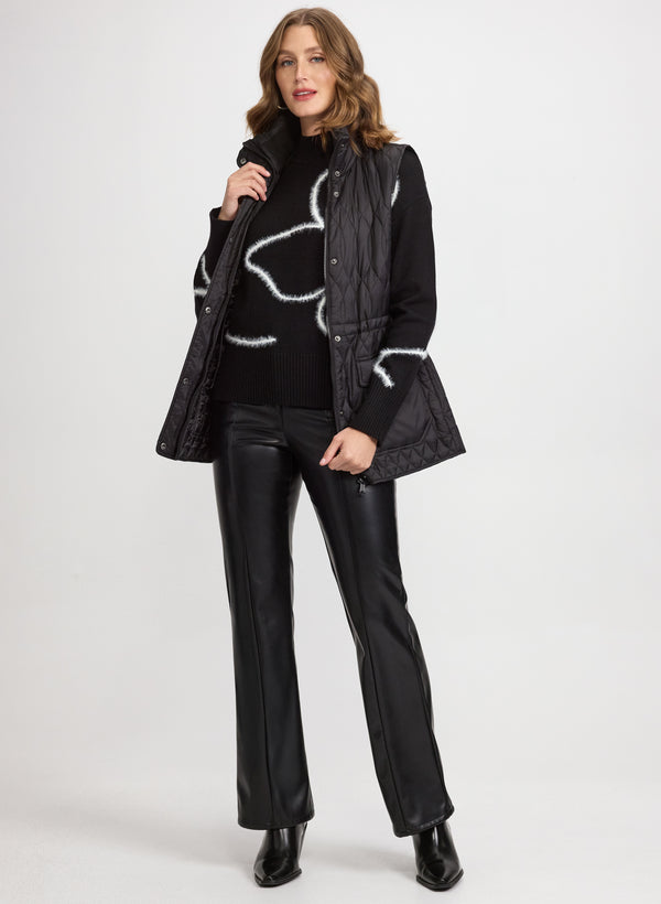 Laura Quilted Drawstring Waist Vest