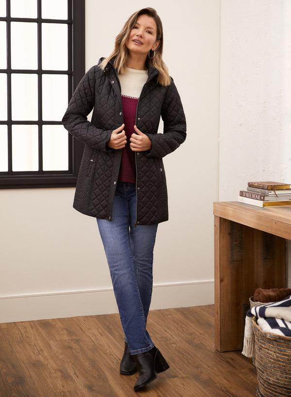 Laura Quilted Vegan Down Coat