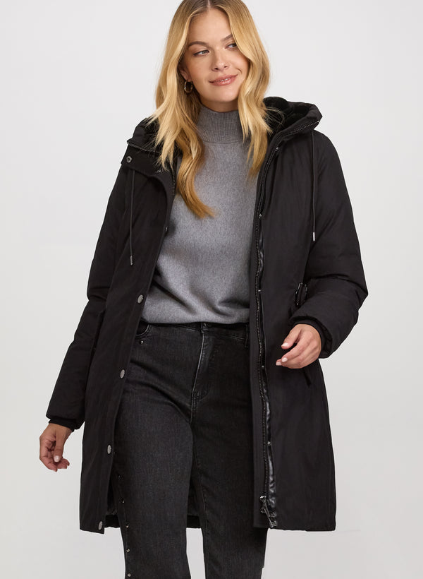 laura Quilted Water-Repellent Coat