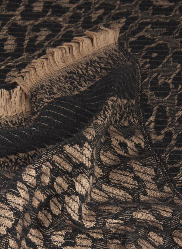 Laura Reversible Animal Print Scarf