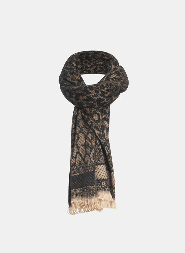 laura Reversible Animal Print Scarf