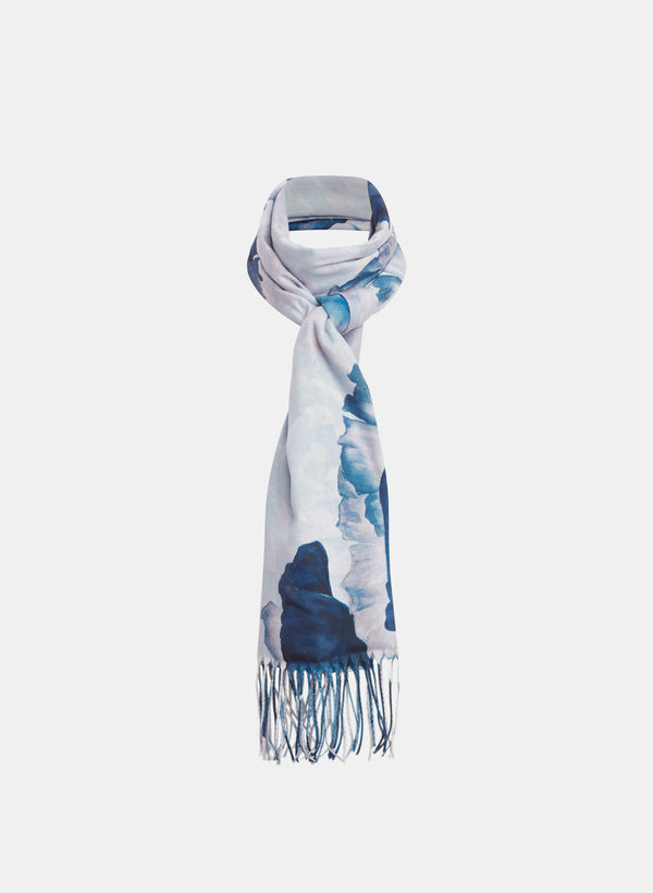 laura Reversible Poppy Field Scarf