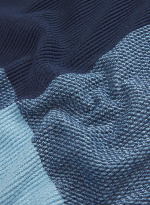 Laura Ribbed Colour Block Scarf