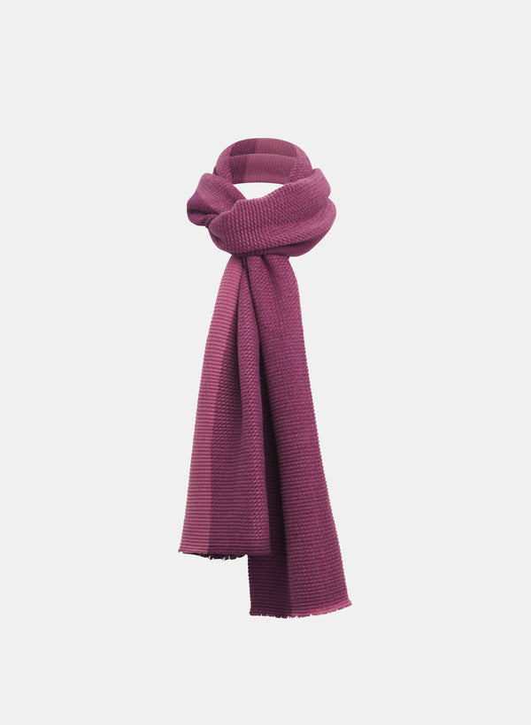 laura Ribbed Colour Block Scarf