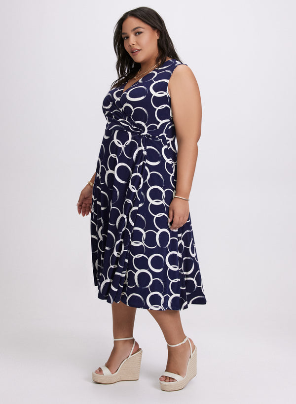 Laura Ring Print Dress