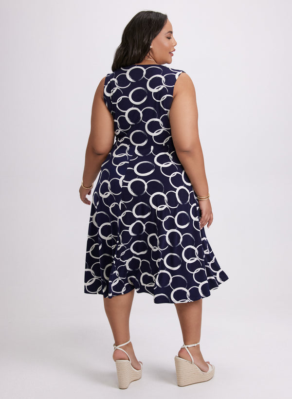 Laura Ring Print Dress