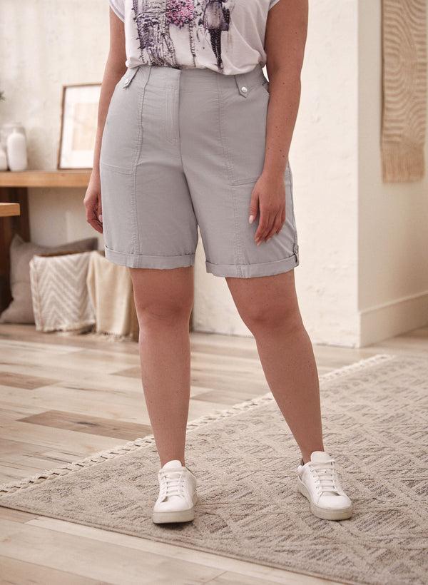 laura Roll-Up Hem Shorts