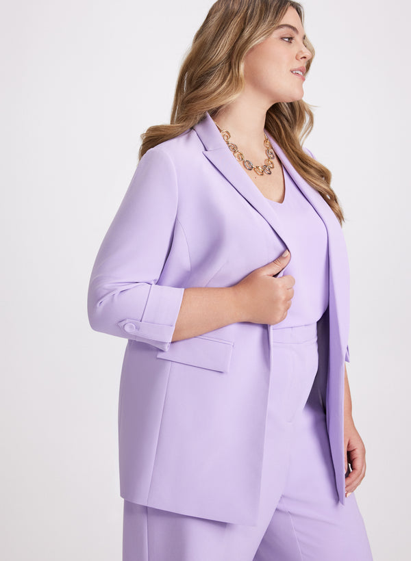 laura Rolled Sleeve Blazer