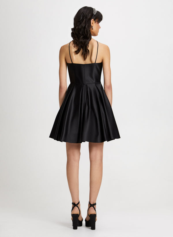 Laura Rose Detail Halter Neck Dress