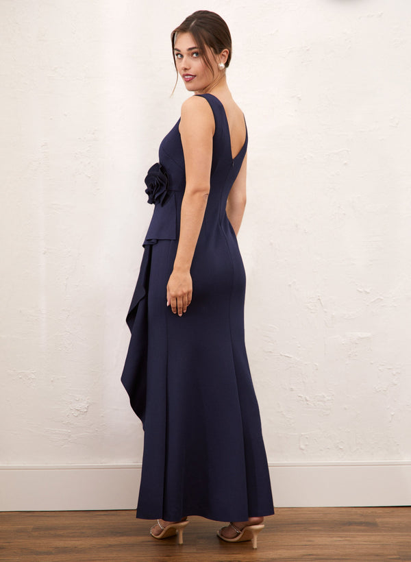 Laura Rosette Detail Flounce Dress
