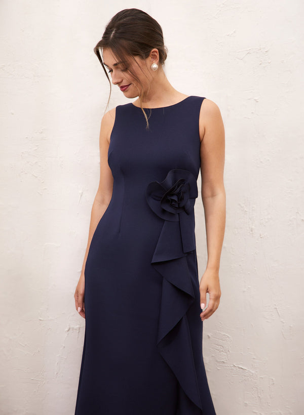 Laura Rosette Detail Flounce Dress