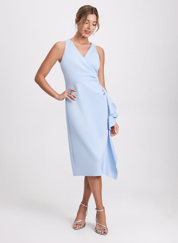 laura Ruffle Detail Dress