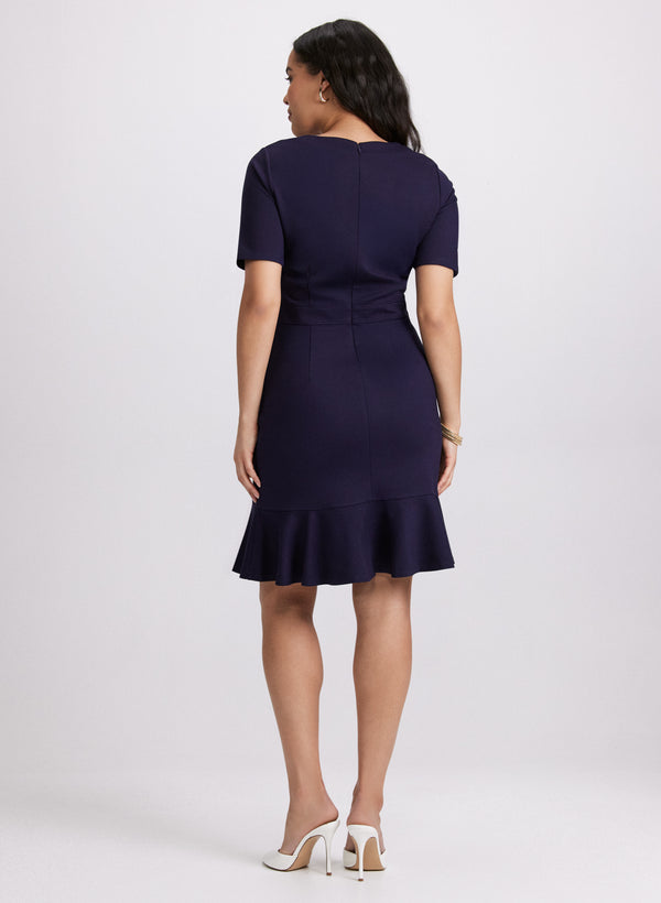 Laura Ruffle Hem Dress