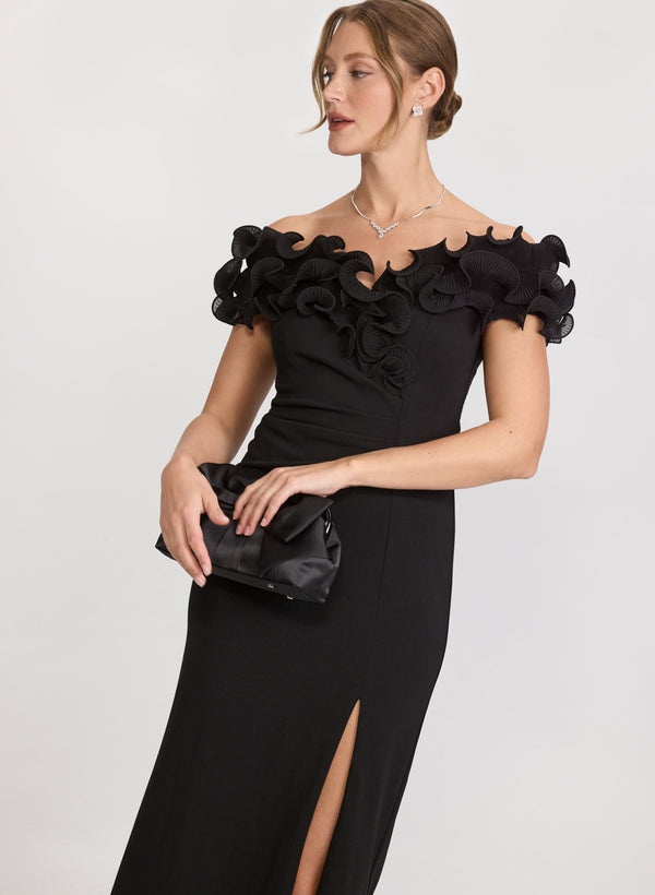 Laura Ruffle Off-The-Shoulder Dress