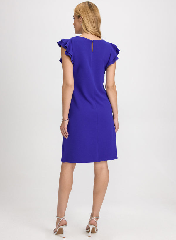 Laura Ruffle Sleeve Dress