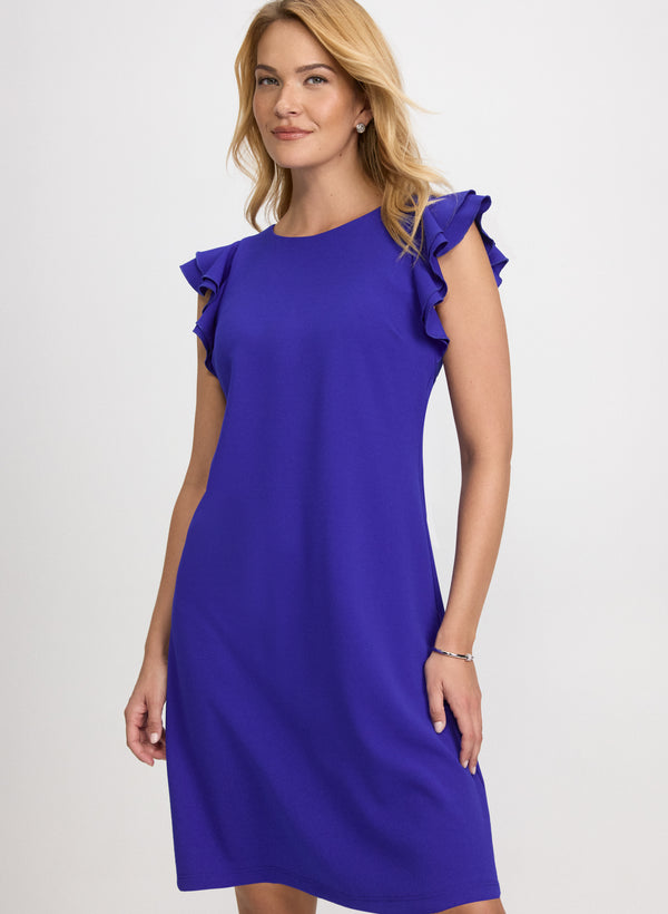 Laura Ruffle Sleeve Dress