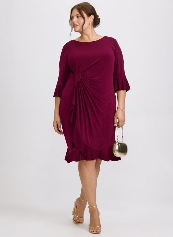 laura Ruffled Hem Dress