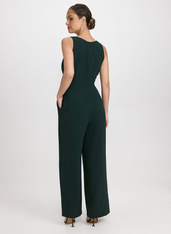 Laura Self-Tie Sash Jumpsuit