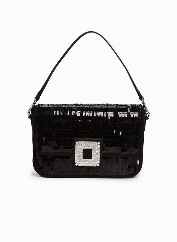 laura Sequin Detail Clutch